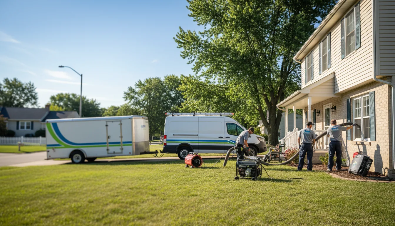 Flooded Basement Restoration And Cleanup With Repair in Sparta, IL near me